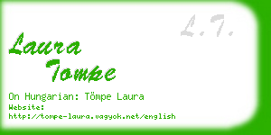 laura tompe business card